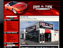 Tablet Screenshot of magandtyre.co.nz